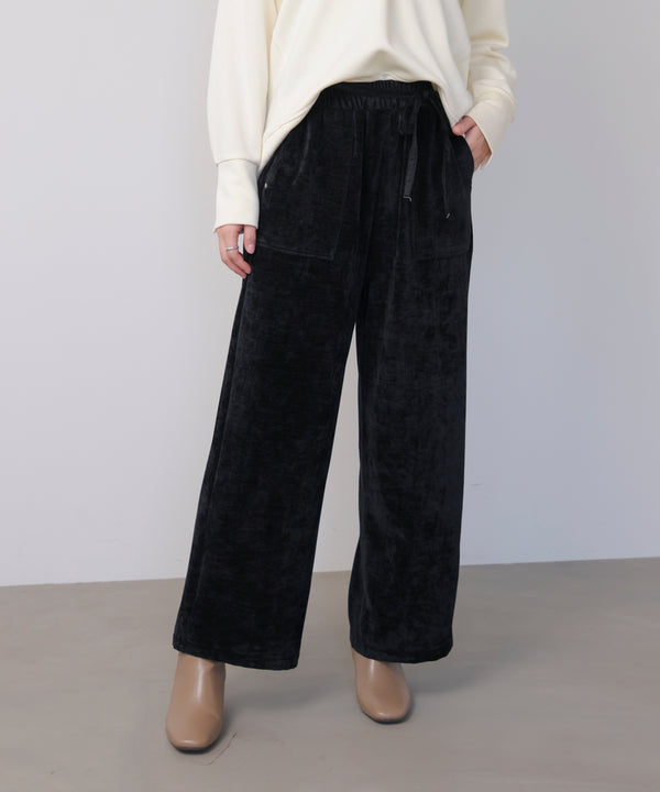 起毛リラックスパンツ