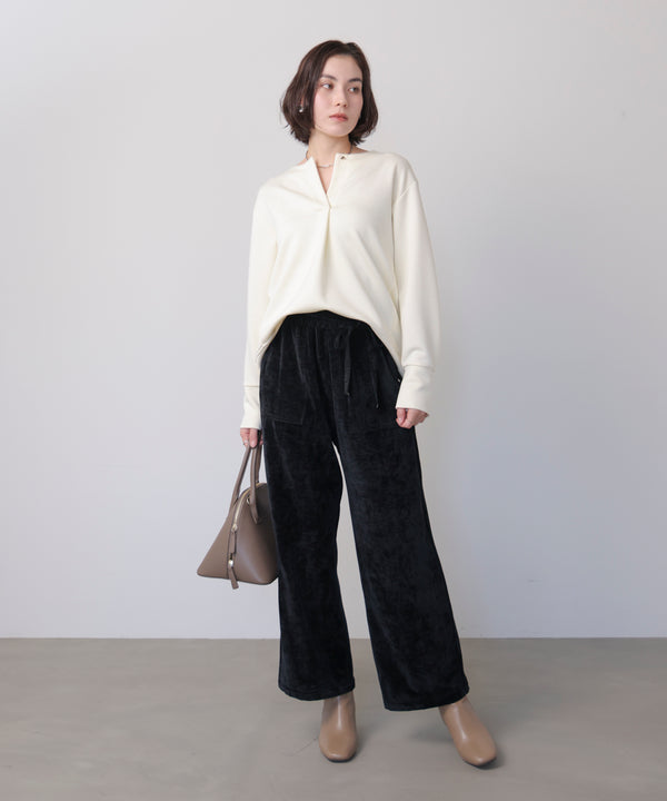 起毛リラックスパンツ