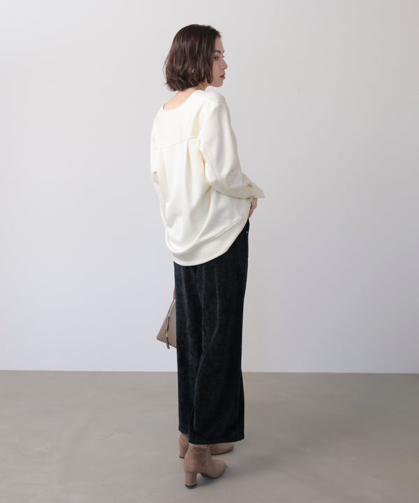 起毛リラックスパンツ