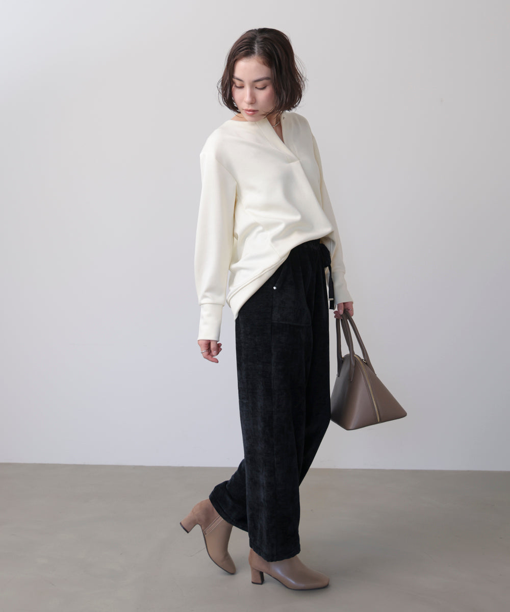 起毛リラックスパンツ