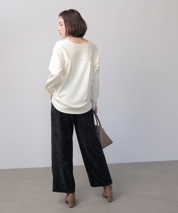 起毛リラックスパンツ