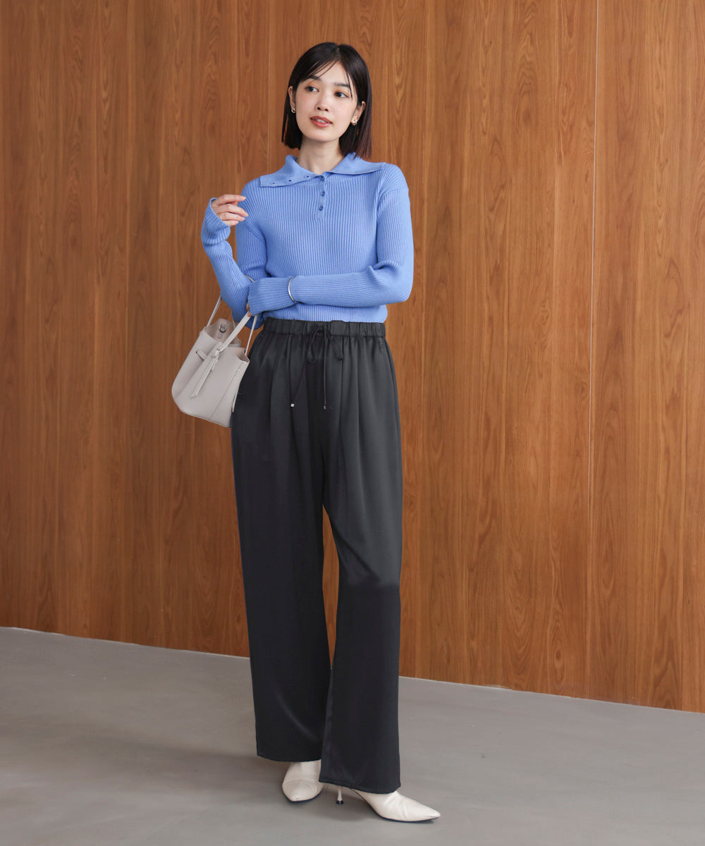 ツイルサテンパンツ［11/7発送予定］