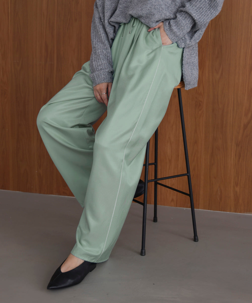 ツイルサテンパンツ［11/7発送予定］