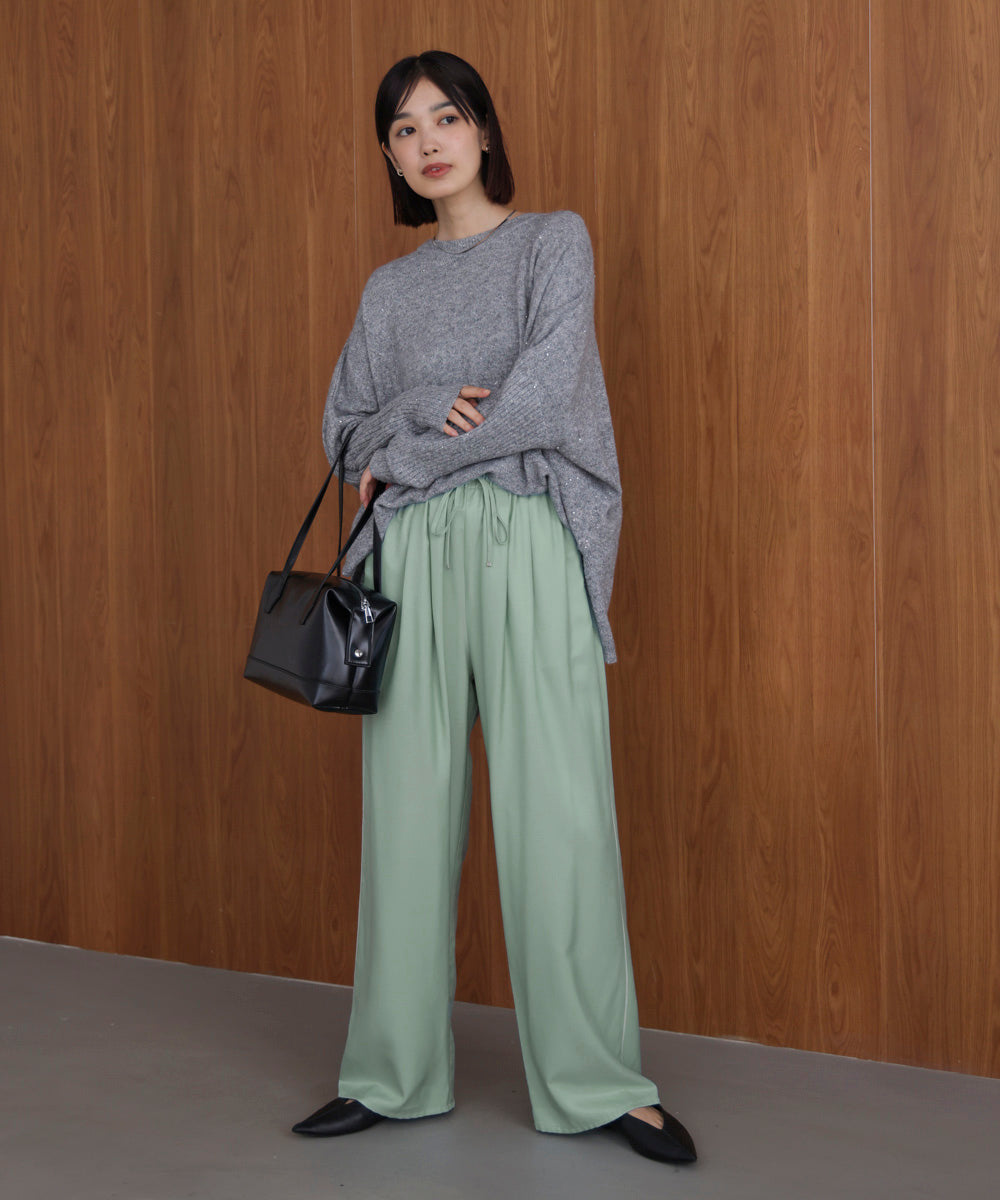 ツイルサテンパンツ［11/7発送予定］