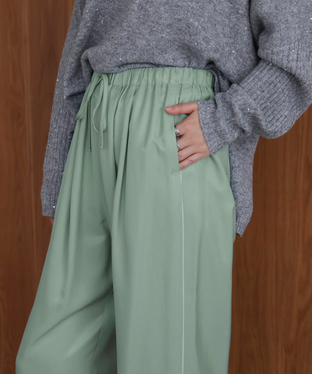 ツイルサテンパンツ［11/7発送予定］