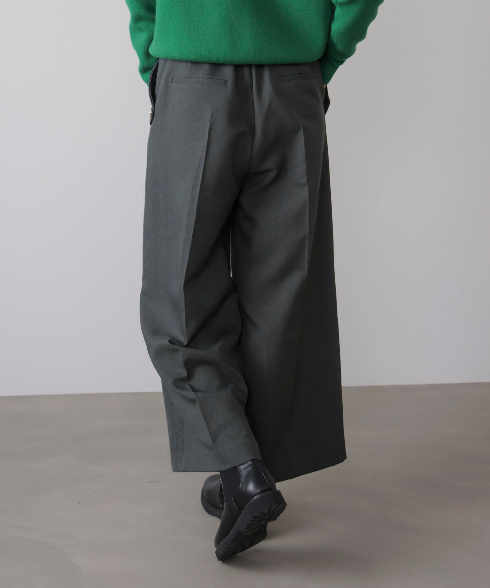 ブロッキングワイドパンツ
