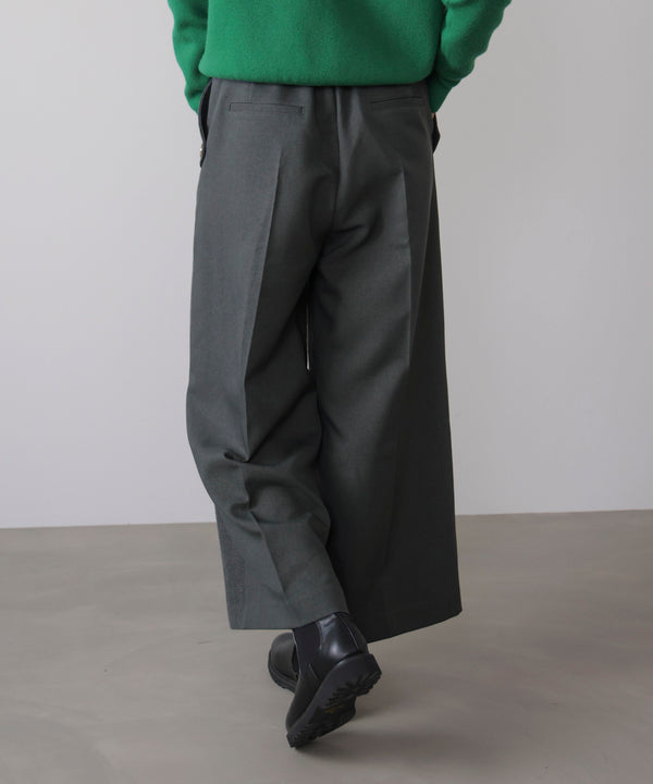 ブロッキングワイドパンツ
