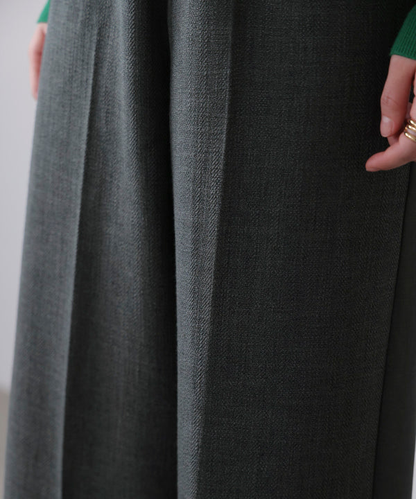 ブロッキングワイドパンツ