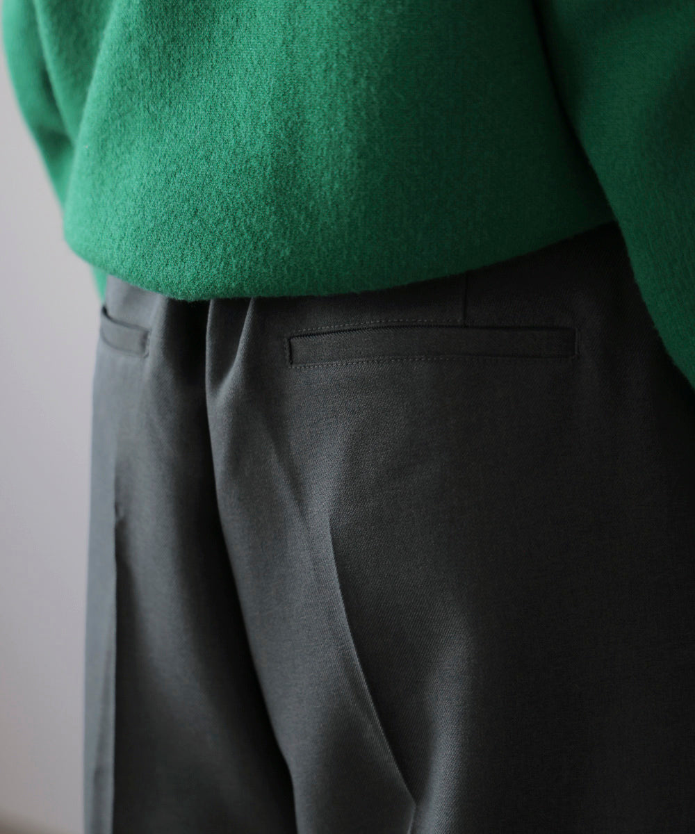 ブロッキングワイドパンツ