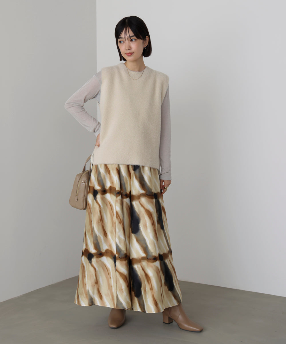 ♡マーブル様♡ マーブルウエーブ柄スカンツ