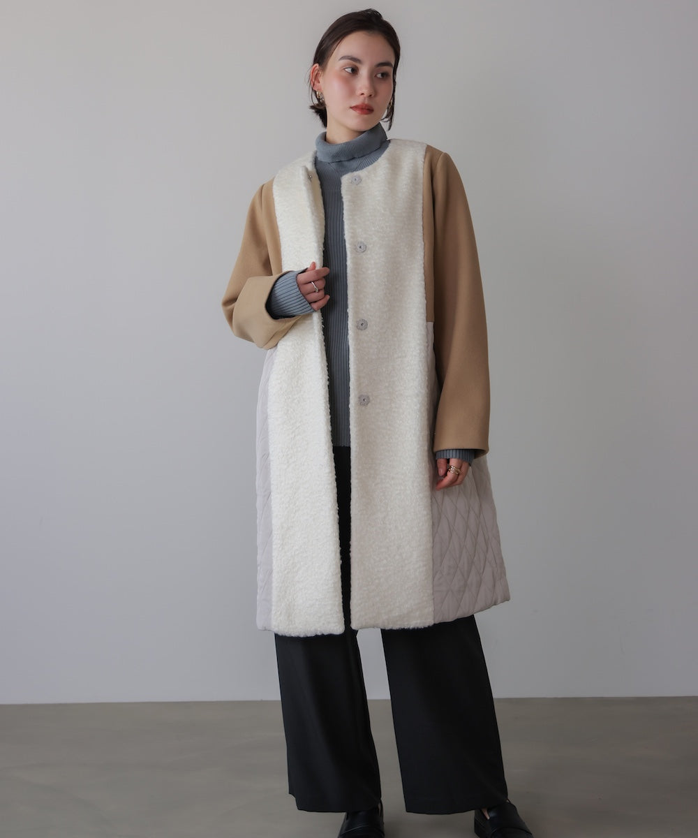 ブージュルード　コート 楽天市場】撥水・花粉ドロストケープライクコート