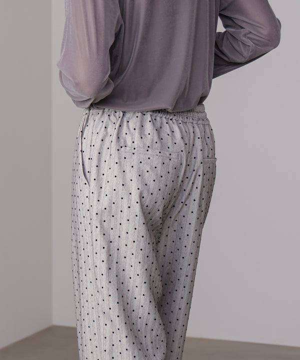 ドットフロッキーパンツ