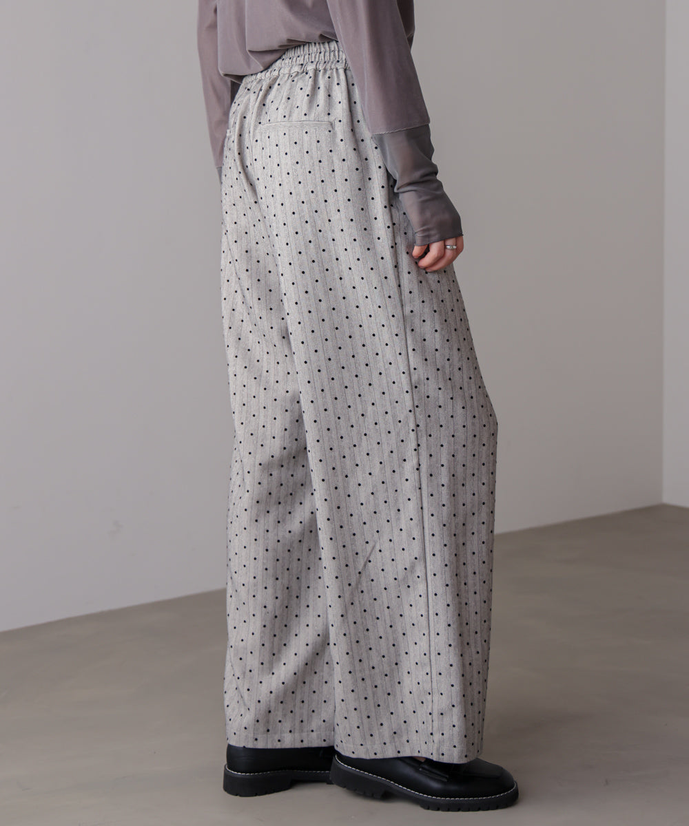 ドットフロッキーパンツ