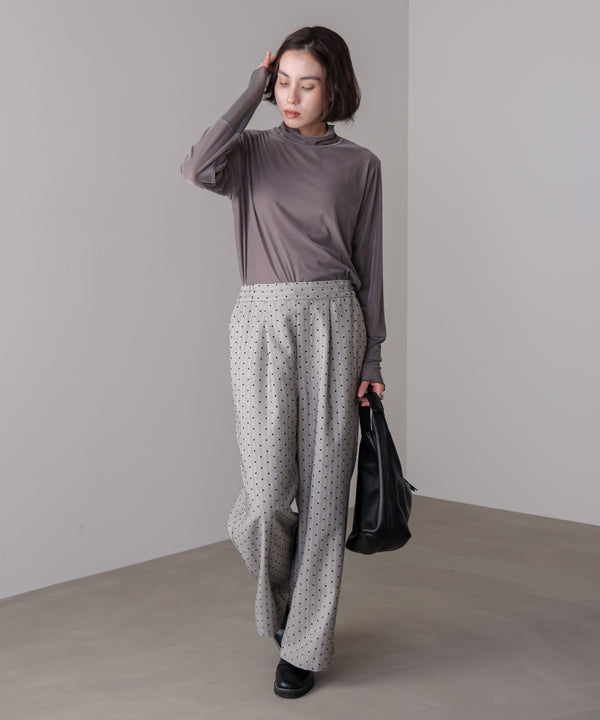 ドットフロッキーパンツ