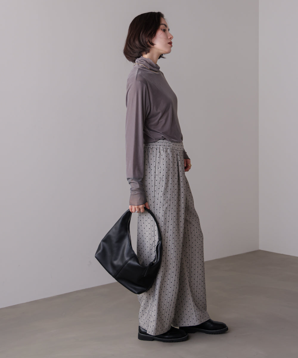 ドットフロッキーパンツ