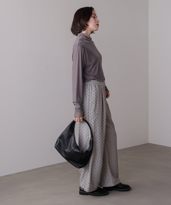 ドットフロッキーパンツ