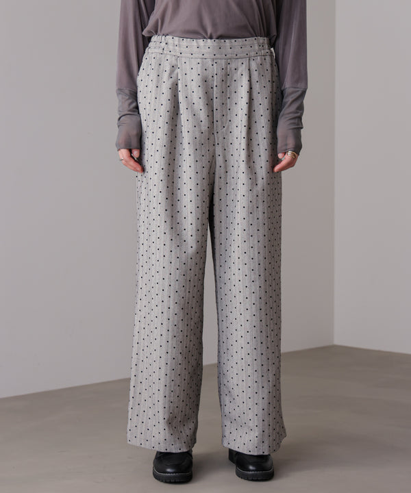 ドットフロッキーパンツ