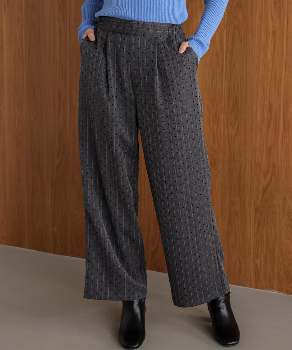 ドットフロッキーパンツ