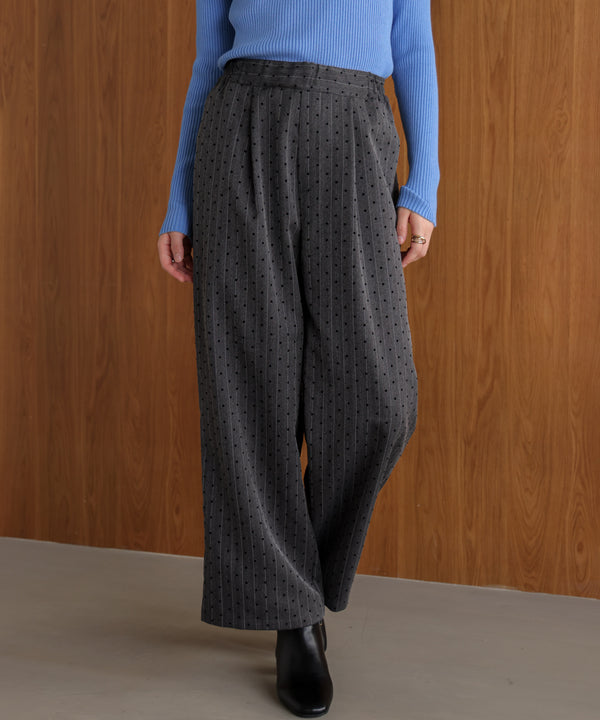 ドットフロッキーパンツ