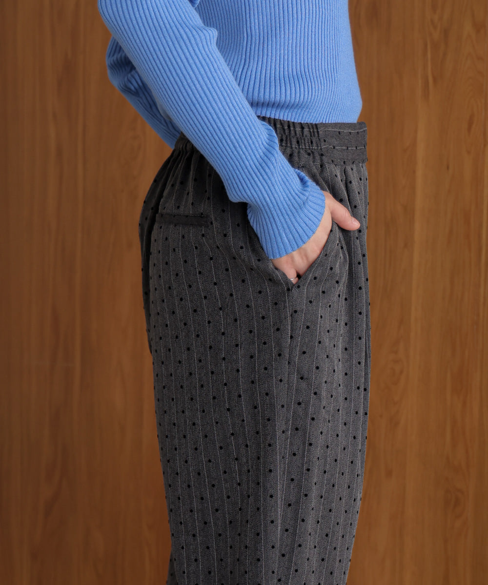 ドットフロッキーパンツ