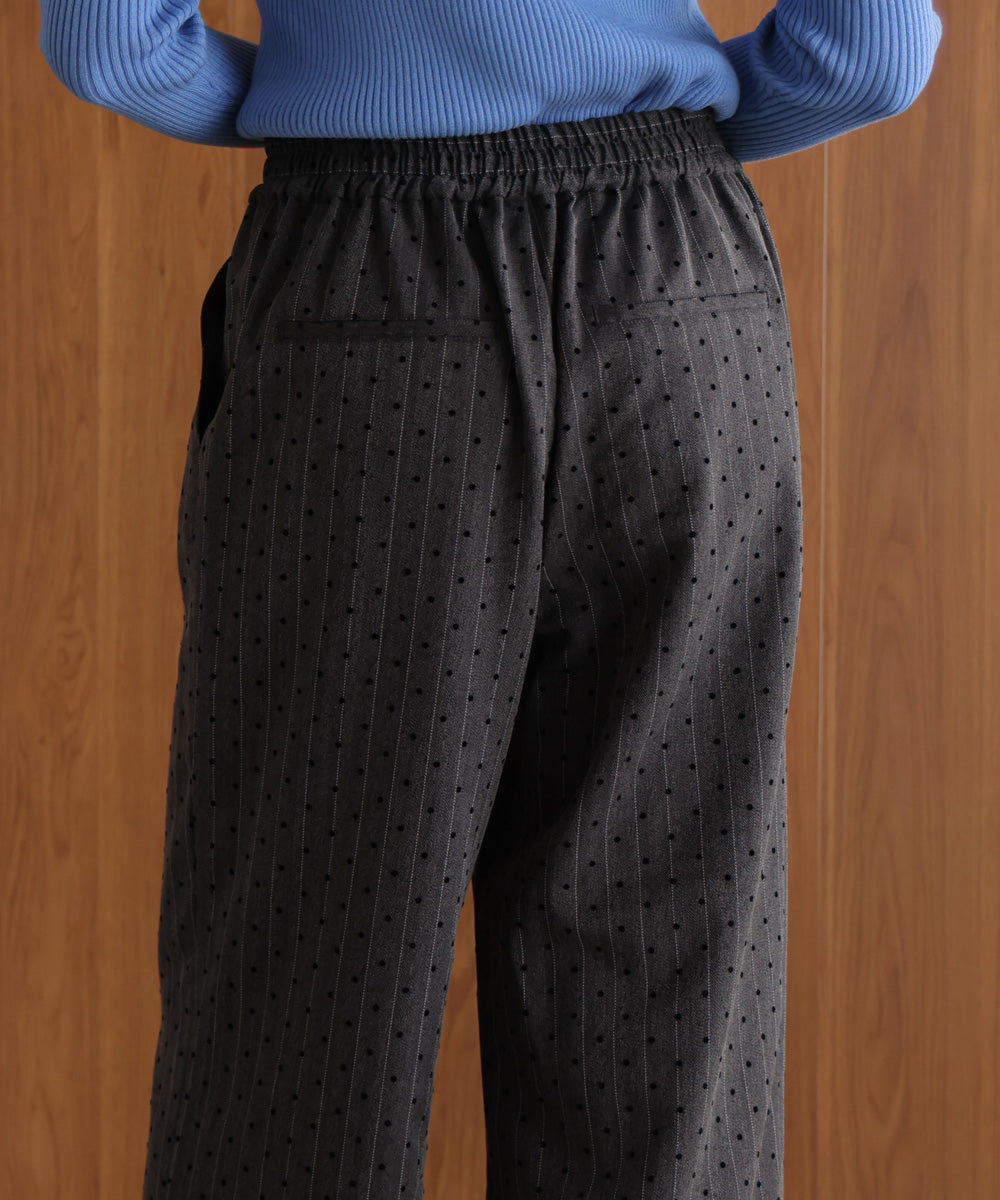ドットフロッキーパンツ