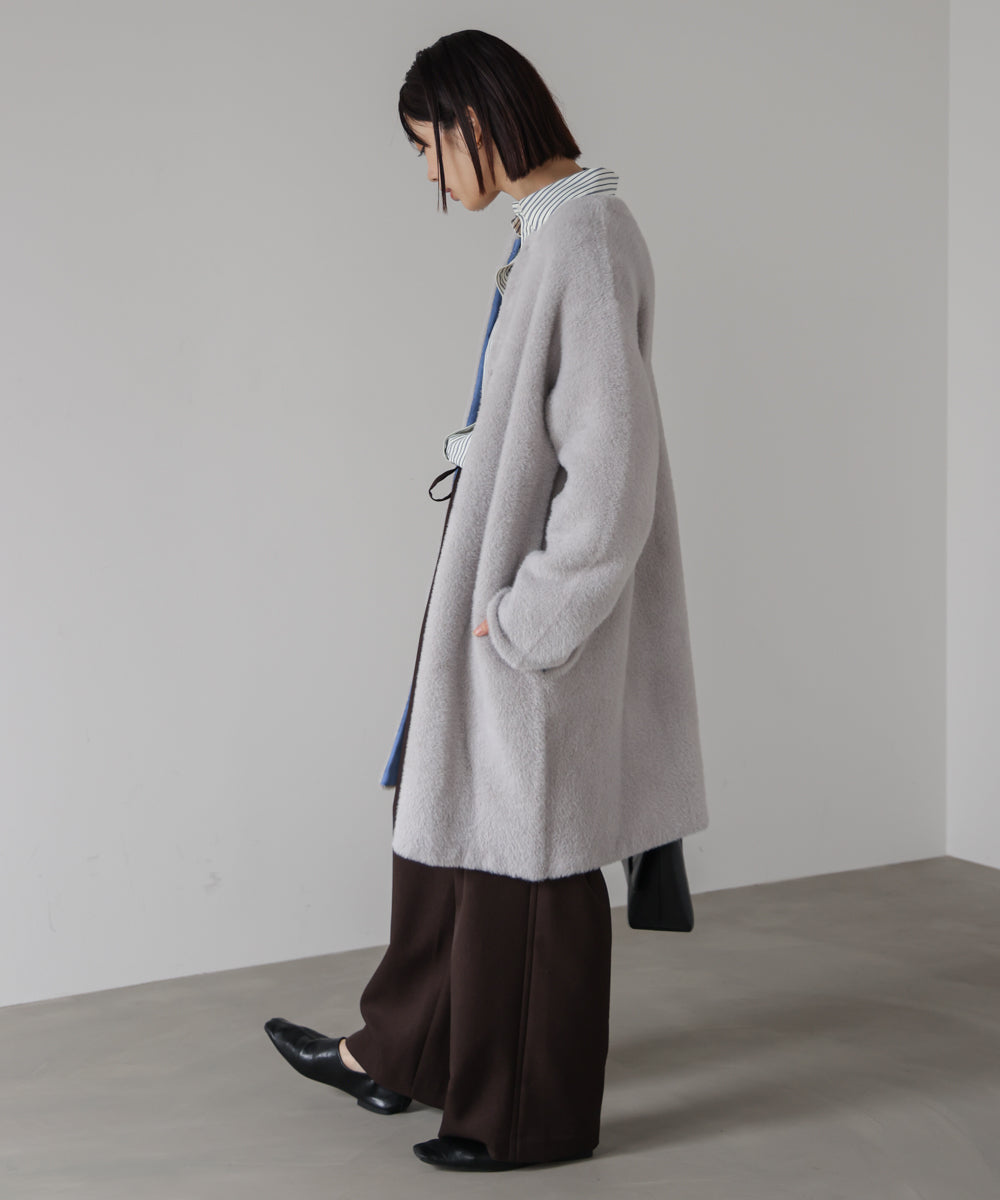 シャギーニットコーディガン