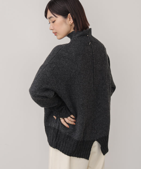 ＭＩＸ配色ストレッチニットプルオーバー