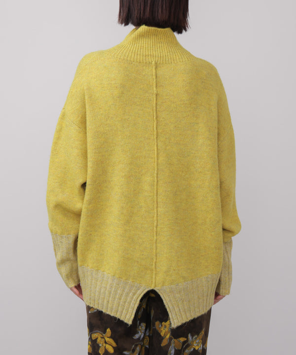 ＭＩＸ配色ストレッチニットプルオーバー