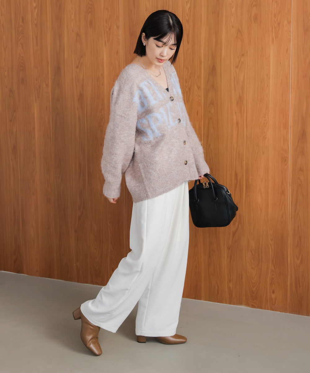 ケガキロゴニットカーディガン