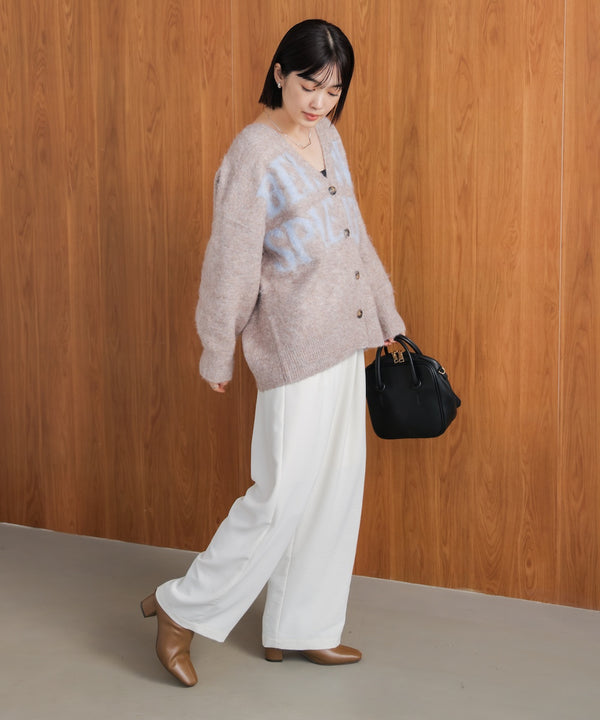 ケガキロゴニットカーディガン