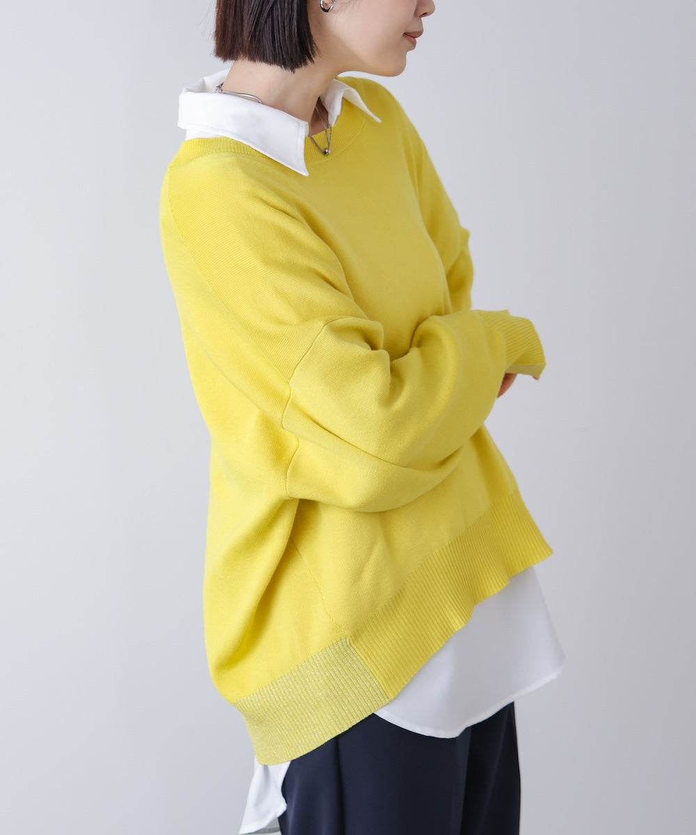 ゆるニットセットレイヤードプルオーバー