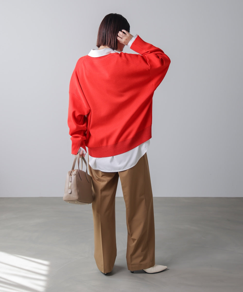 テカシルー ゆるニットセットレイヤードプルオーバー［10/31発送予定］