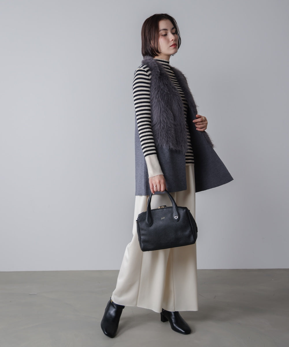 ファーコンビミドルベスト［10/31発送予定］