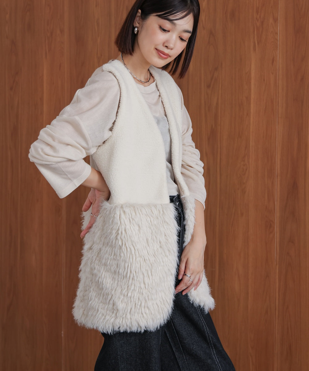 アトリエgg フィールドボアベスト　ベージュ アトリエgg❤️フィールドボアベストベージュ1ハーフ