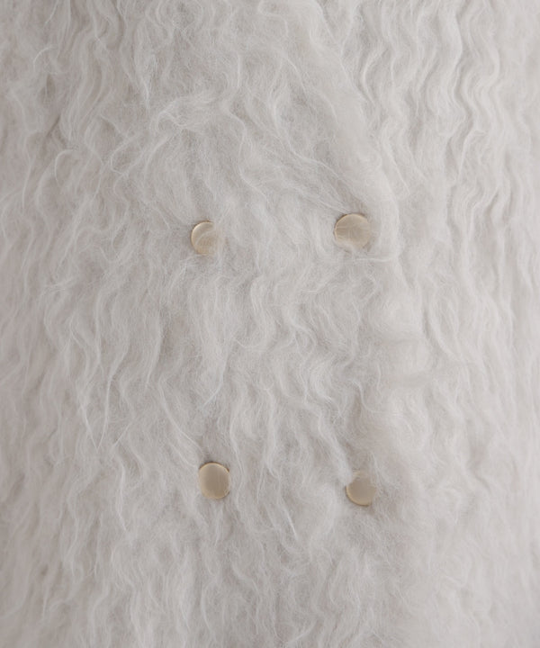 ウェーブシャギーニットジャケット