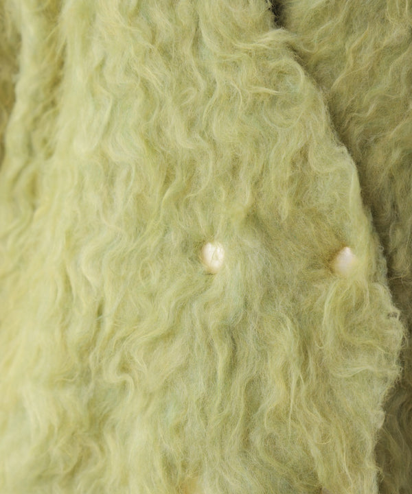 ウェーブシャギーニットジャケット