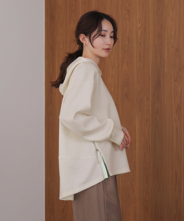 シルキーダンボールコクーンパーカー