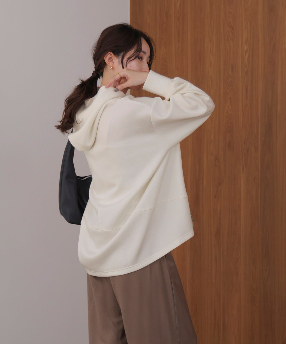 シルキーダンボールコクーンパーカー