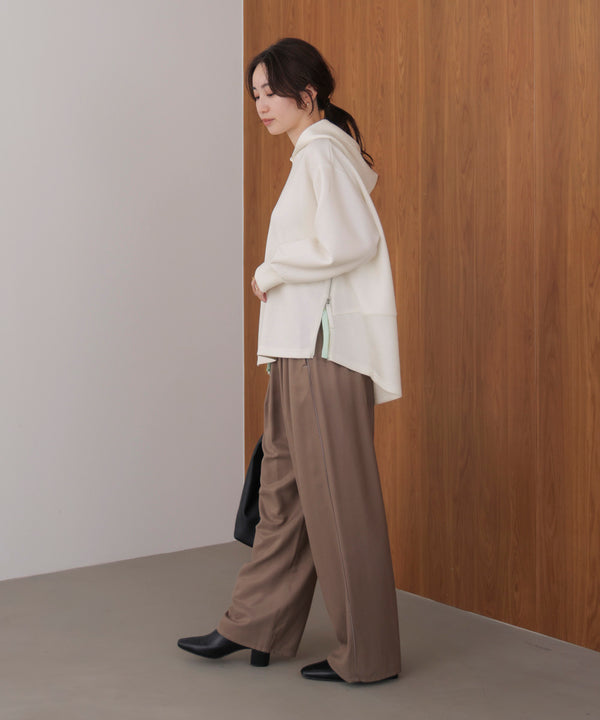 シルキーダンボールコクーンパーカー