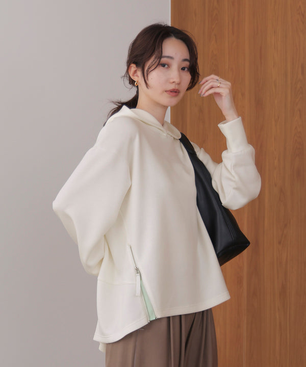 シルキーダンボールコクーンパーカー