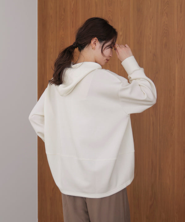 シルキーダンボールコクーンパーカー