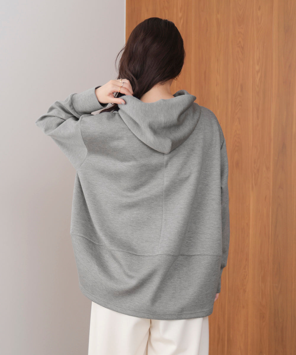 シルキーダンボールコクーンパーカー