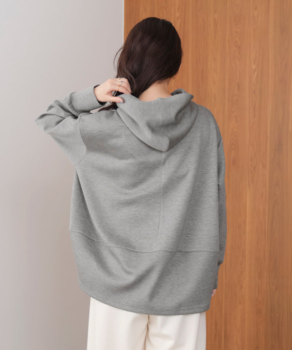 シルキーダンボールコクーンパーカー