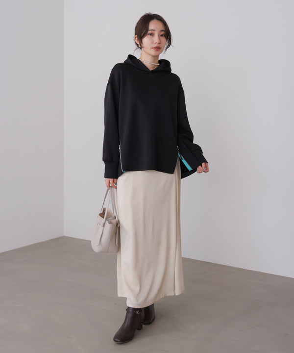 シルキーダンボールコクーンパーカー