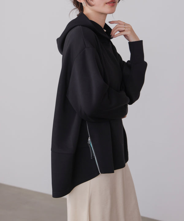 シルキーダンボールコクーンパーカー