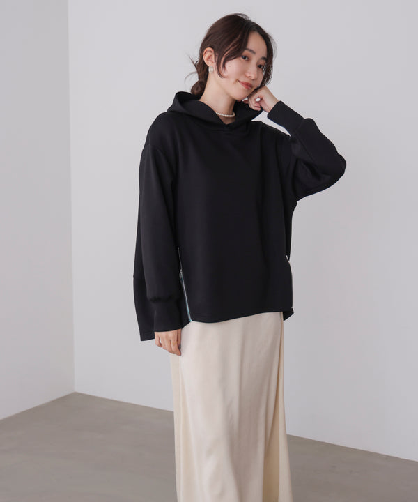 シルキーダンボールコクーンパーカー