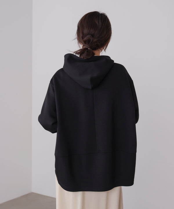 シルキーダンボールコクーンパーカー