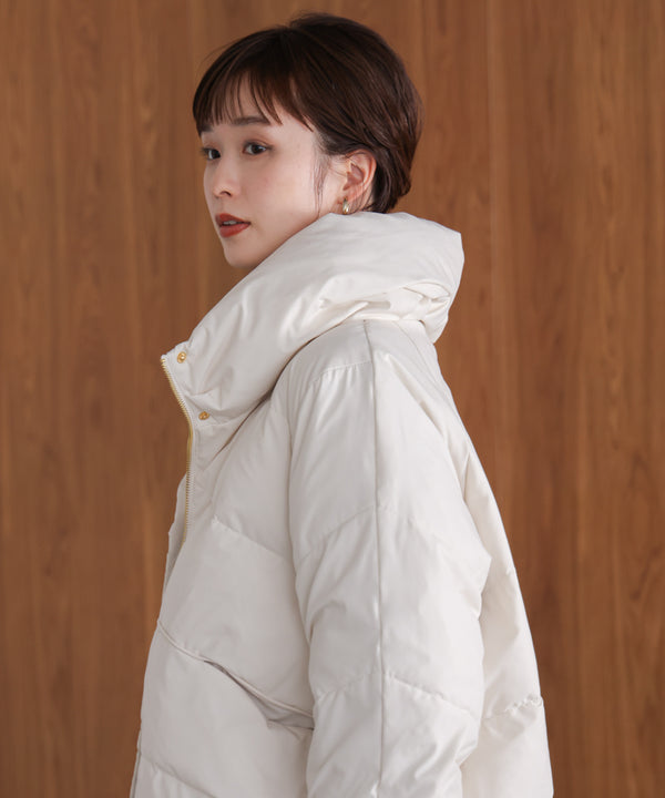 ストレッチカシュネックピュアダウン