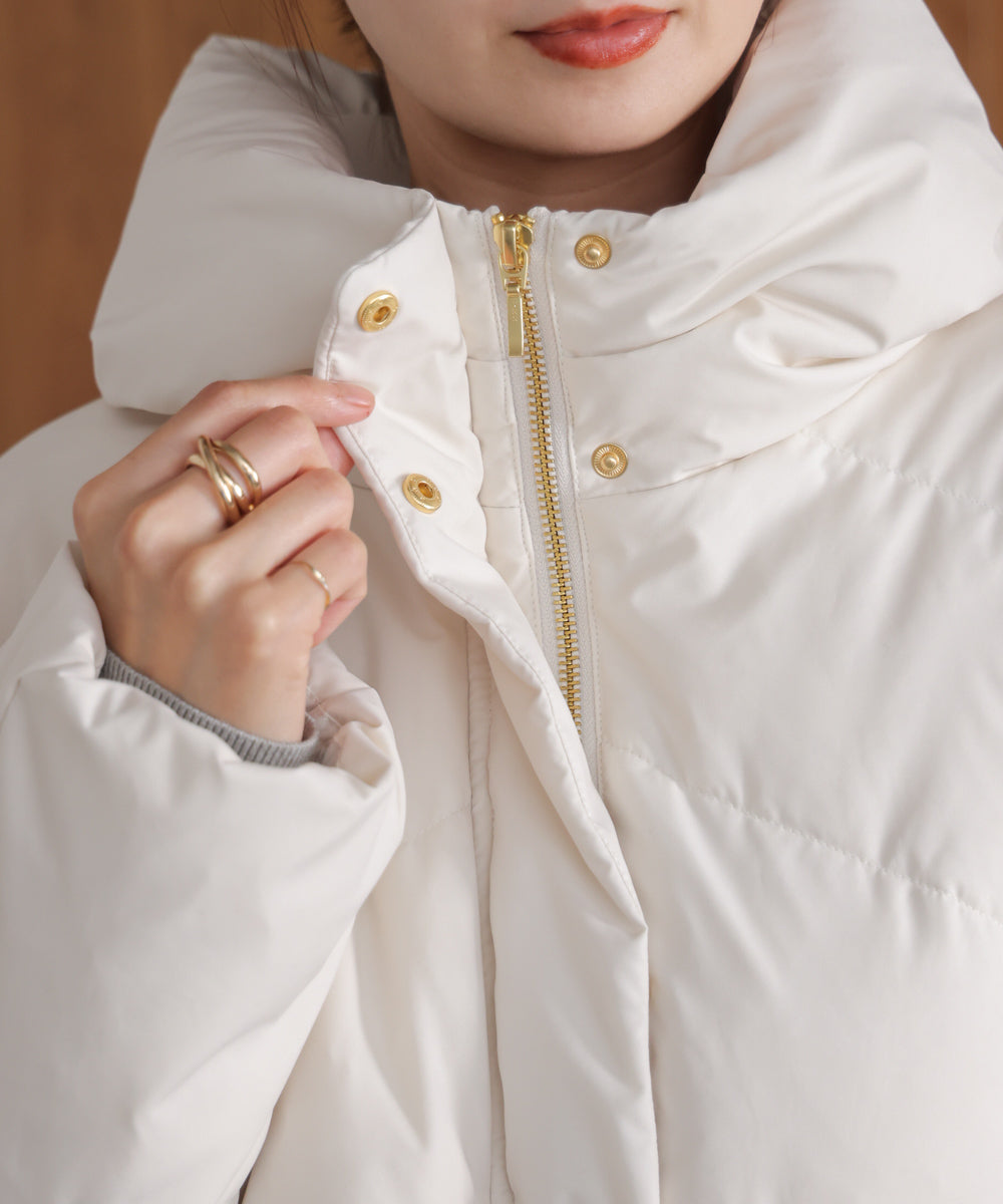 ストレッチカシュネックピュアダウン