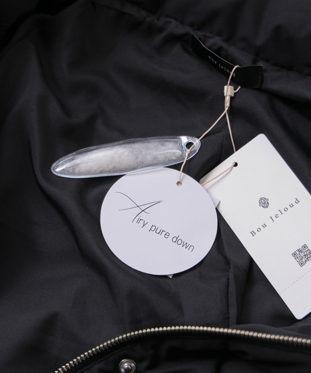 ストレッチカシュネックピュアダウン